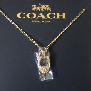 Coach signature “C” necklace